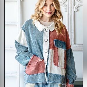 Oli & Hali Multicolor Patchwork Jacket